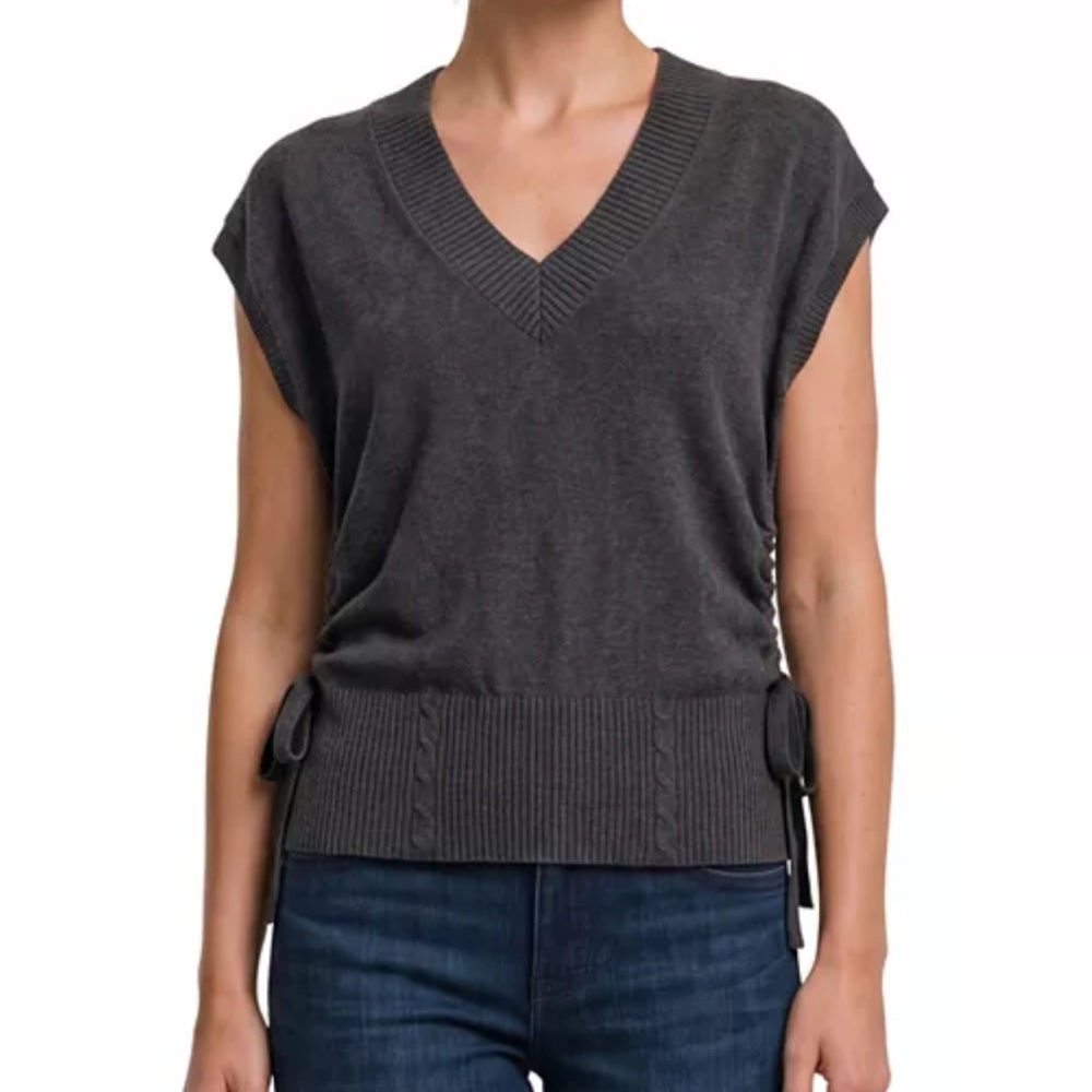 Liverpool Los Angeles V Neck Dolman Sleeve Sweater